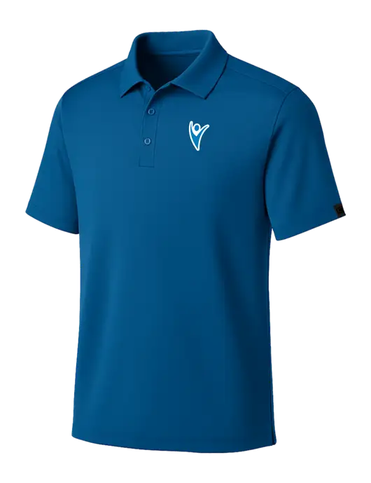 OGIO Royal Blue Framework Polo w/Healthmine Icon Logo