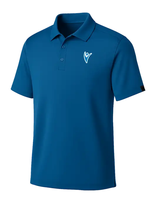 OGIO Royal Blue Framework Polo w/Healthmine Icon Logo