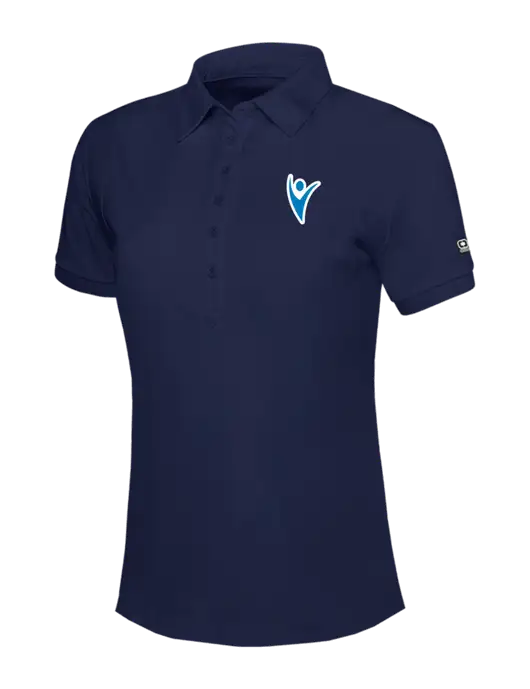 OGIO Womens Navy Jewel Polo w/Healthmine Icon Logo