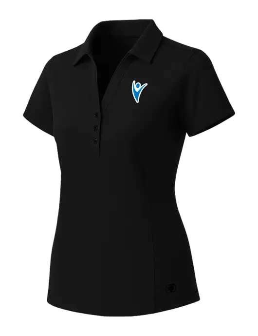 OGIO Womens Blacktop ONYX Polo w/Healthmine Icon Logo