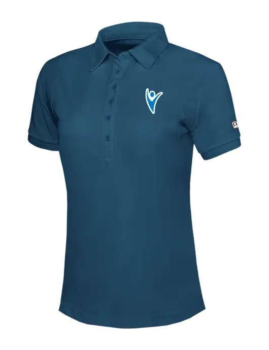 OGIO Womens Light Navy Jewel Polo w/Healthmine Icon Logo