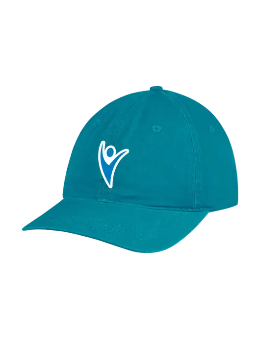 Garment Washed Unstructured Twill Sapphire Cap w/Healthmine Icon Logo