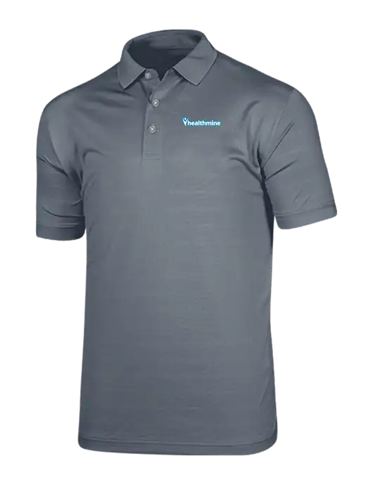 Callaway Vibrant Light Grey Ventilated Polo w/Healthmine Logo
