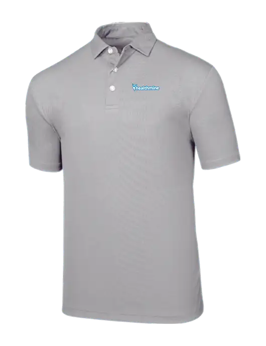 Callaway Birdseye Light Grey Polo w/Healthmine Logo